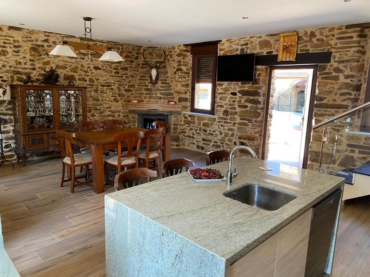 Villa Casa Amada Con Piscina Murias de Pedredo Exterior foto